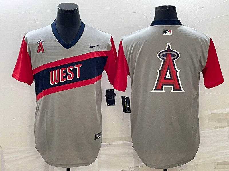 Men's Los Angeles Angels Gray Jersey